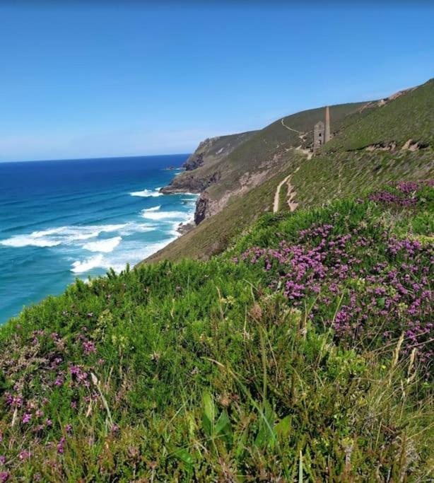 Newly Renovated Characterful Cottage, Wheal Rose Scorrier Exteriör bild